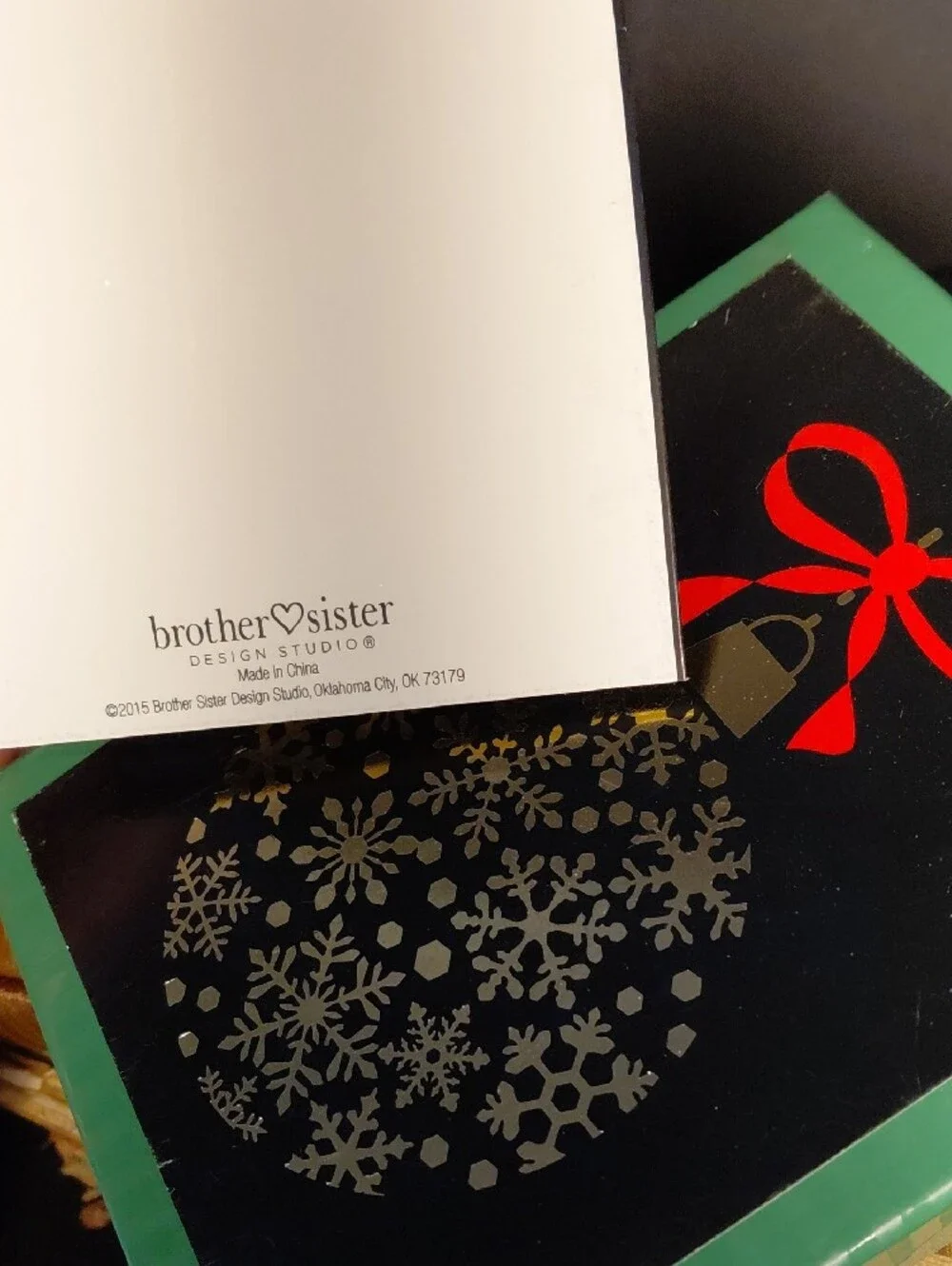 BROTHER SISTER DESIGN STUDIO CHRISTMAS HOLIDAY GREETING CARDS